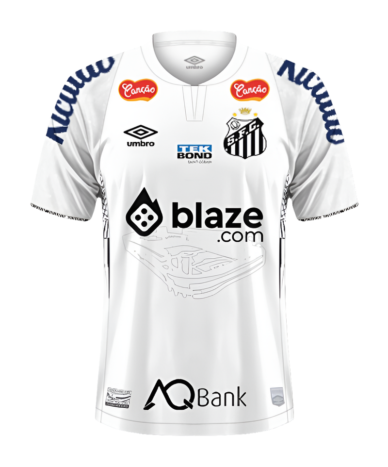 Camisa Santos 24/25 I Home - Todos os Patrocínios - Versão Torcedor